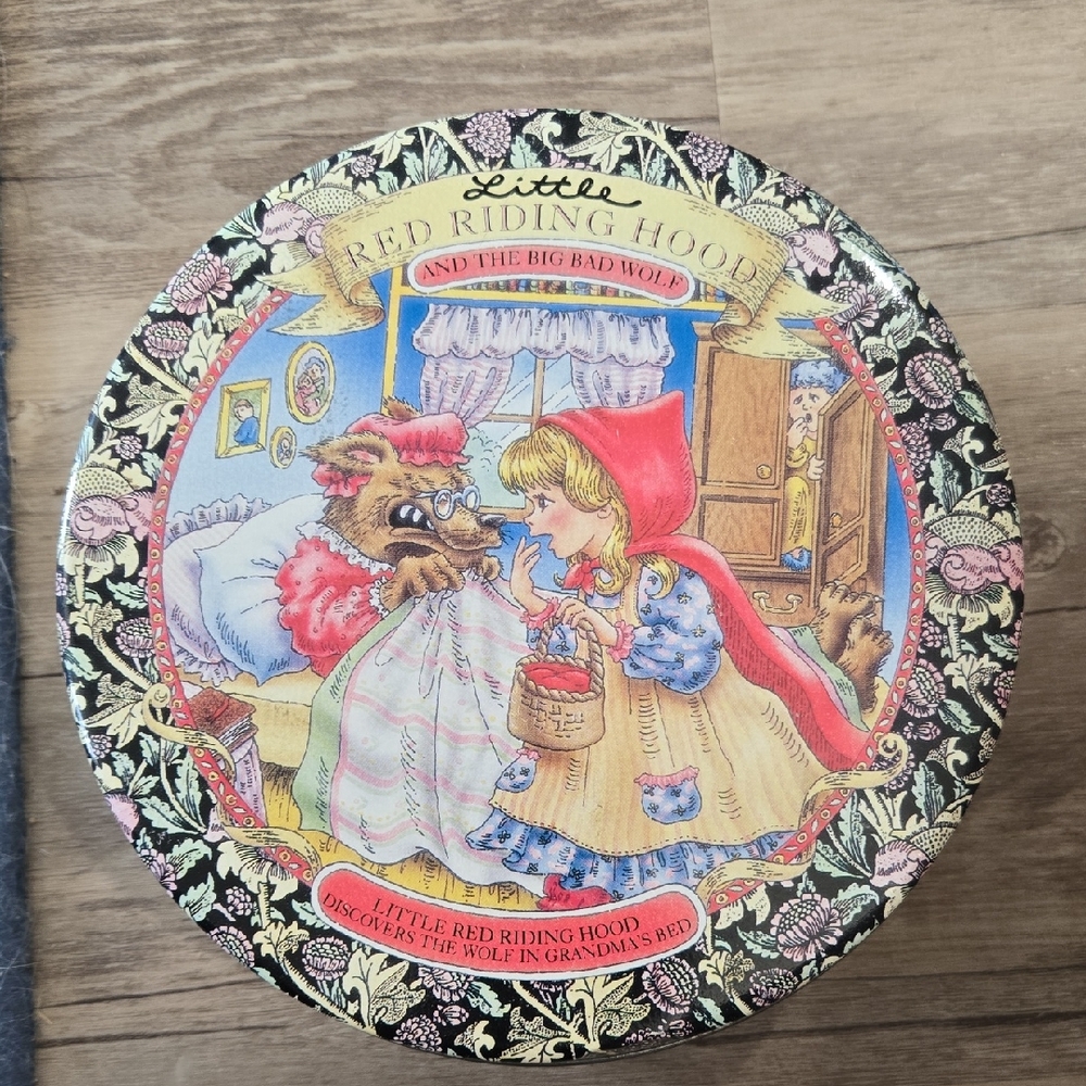 Little Red Riding Hood Vintage Tin